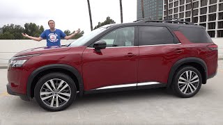 The New 2022 Nissan Pathfinder Is a Surprisingly Impressive Family SUV [upl. by Kolnick667]