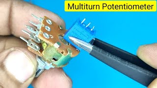 How to Make Multi Turn Potentiometer Easily [upl. by Wilt]