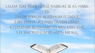 Meso Suren Fil  Në Transliterim Shqip dhe Përkthim Shqip  Në HD [upl. by Lladnik]