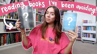 reading books Ive been AVOIDING ep2 😅 reading vlog 📚 [upl. by Hamil]