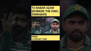 MESSAGE TO BABAR AZAM BABAR AZAM  CRICKET  ytshorts babarazam shorts cricket sports [upl. by Nnylatsyrk]