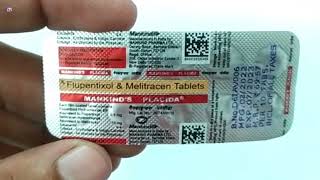 Placida Tablet  Flupentixol amp Melitracen Tablet uses  Mankinds Placida tablet uses Side effects [upl. by Tabshey]