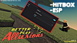 New Roblox Allusions Script Hitbox Speed Esp And More PASTBIN [upl. by Marissa]