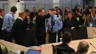 Zurechnungsfähig oder nicht Behring Breivik in Oslo vor Gericht [upl. by Artep]