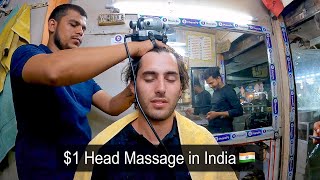 1 Head Massage in India 🇮🇳 [upl. by Laroy860]