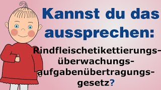 lange Wörter Komposita richtig aussprechen  drei Methoden  Deutsch lernen  Niveau B1  C2  HD [upl. by Maclay523]