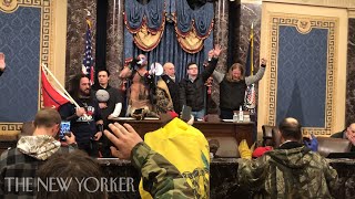 A Reporter’s Footage from Inside the Capitol Siege  The New Yorker [upl. by Akemej]