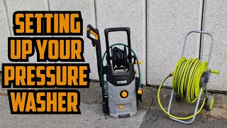 How To Attach Pressure Washer To Tap With Adapters [upl. by Sayce978]