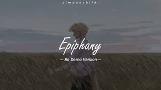 BTS JIN EPIPHANY Lirik dan Terjemahan Indo [upl. by Rehportsirhc788]