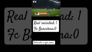 Sheraldo Becker goal vs Fc Barcelona 🥵laliga fcbarcelona realsociedad [upl. by Ardyth476]