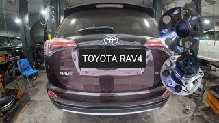 remplacement du roulement de moyeu de roue arrière  toyota rav4 20062018 [upl. by Mychal]