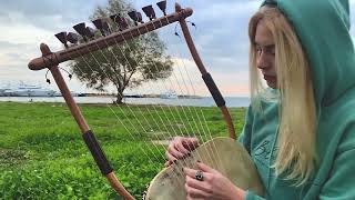 Anthi Bozoviti  Improvisation on Ancient Greek Lyre [upl. by Lrac192]