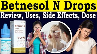 Betnesol n eye drops uses in urdu  betnesol n drops how to use  betnesol n eareye drops  benefit [upl. by Sigfrid]