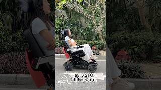 Intelligent M4 electric wheelchairChair angle adjustable [upl. by Hackathorn224]