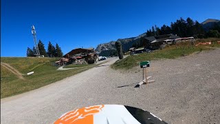 piste verte du bernex bike park [upl. by Radbun]