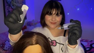 ASMR Checking Your Scalp For LICE RolePlay [upl. by Seuqram]