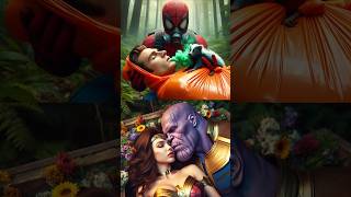 The Evil Witch  kisses save lives  Spiderman vs Hulk vs Thanos brawlstars spiderman shorts [upl. by Leugar751]