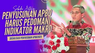 Sosialisasi Penyusunan APBD 2025 Sekda Jateng Penyusunan APBD Harus Pedomani Indikator Makro [upl. by Uamak907]