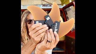 The NEW  FCS II Rob Machado Tri Keel Fins now available at Hawaiian South Shore Surf Shop [upl. by Worth]