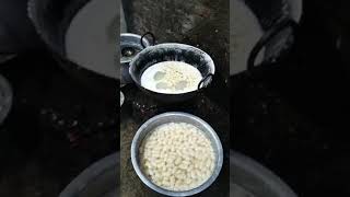 Chhena bante huye deepak sweet house [upl. by Nalyk]