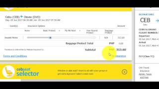 Online Booking in Cebu Pacific  Guide 2017 to 2018 [upl. by Ahsanat844]