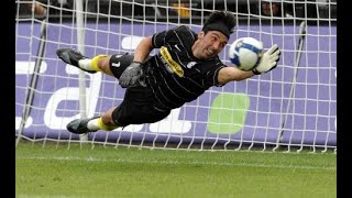 GIANLUIGI BUFFON GREATEST SAVES 19952010 [upl. by Yatnuahc]