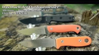 Muss ein Outdoormesser teuer sein Bushcraft amp Survivalmesser im Vergleich [upl. by Enileda]