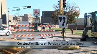 Portion of La Crosse Street closed [upl. by Ssidnac]