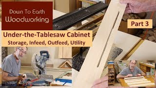 Under Table Saw Storage Cabinet Part 3 [upl. by Roumell279]