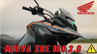 NUEVA¡¡ Honda XRE 190 2025  Actualizacion  Precio  Llega a COLOMBIA [upl. by Haeel]