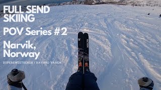 FULL SEND SKIING  POV Series 2  Narvik Norway [upl. by Malvina]