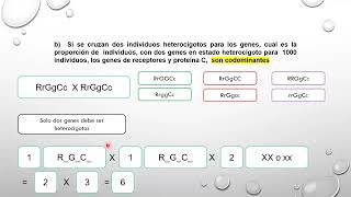 Genetica ejercicio resuelto [upl. by Rozelle]