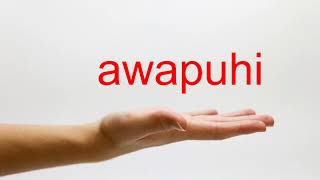 How to Pronounce awapuhi  American English [upl. by Shadow]