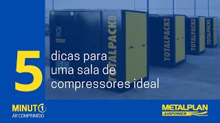 5 DICAS para uma SALA DE COMPRESSORES IDEAL [upl. by Nolram]