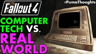 Computers Terminals and Technology of Fallout 4 Versus The Real World Lore PumaThoughts [upl. by Ennirac]