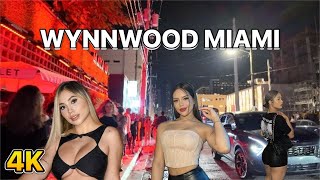 🇺🇸 Saturday Night Miami Wynnwood Florida 🌴 Nightlife Walking Tour 2024 FULL TOUR [upl. by Neetsirk]