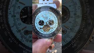 55 Forsining Mechanical Watch GMT976T WATER TEST [upl. by Akimert]