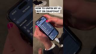 How to Unpin My AI on Snapchat  shorts [upl. by Checani]