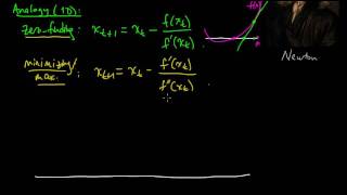 ML 151 Newtons method for optimization  intuition [upl. by Hooper]