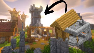 Building a Custom Minecraft Villager House  The Weaponsmith [upl. by Ibrik]