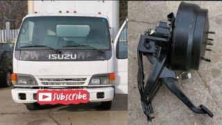 2001 Isuzu NPR brake booster replacement Step by step [upl. by Aihsema]