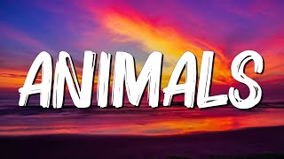 Animals  Maroon 5 Lyrics [upl. by Banebrudge]