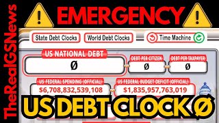 ⚠️ WARNING ALERT ⚠️ US DEBT CLOCK AT Ø  SOMETHING STRANGE HAPPENING NATIONWIDE [upl. by Eldreda]