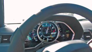 Lamborghini Aventador 0235kph acceleration and more [upl. by Miksen534]