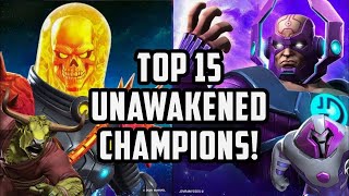 MCOC  TOP 15 Unawakened Champions to RANK 4  FEBRUARY 2024  MARVEL CONTEST OF CHAMPIONS [upl. by Zilada876]