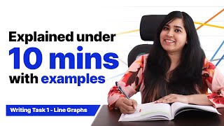 Line Graphs for IELTS Writing Task 1  EXPLAINED under 10 MINS [upl. by Kast]