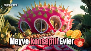 Yapay Zekaya Göre Meyve Konseptli EvlerMeyve Tasarımlı Evler [upl. by Meuser879]