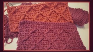 quotHow to Crochet the Diamond Stitchquot [upl. by Melesa]