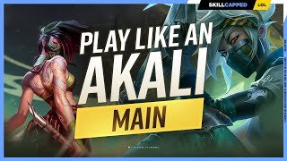 How to Play Like an AKALI MAIN  ULTIMATE AKALI GUIDE for SEASON 13 [upl. by Idhem]