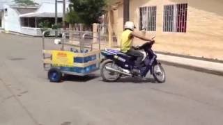 remolque moto practico y economico [upl. by Yesnyl]